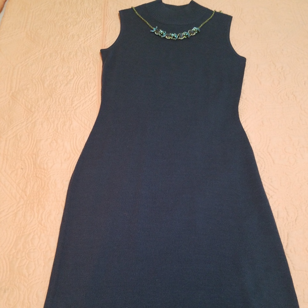 Smoke gray sweater Dress. Great with knee Boots